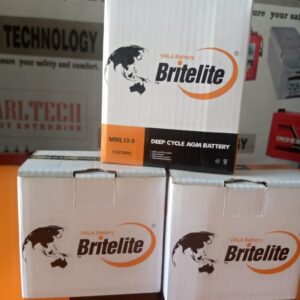 Britelite UPS Deep Cycle AGM 12v 5Ah Battery